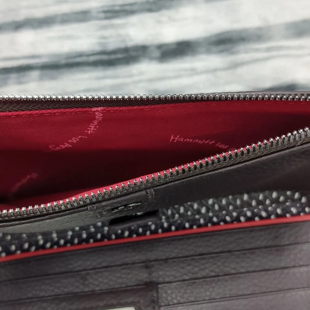Hammitt Levy Espresso Reserve Wallet Embossed Leather Crossbody